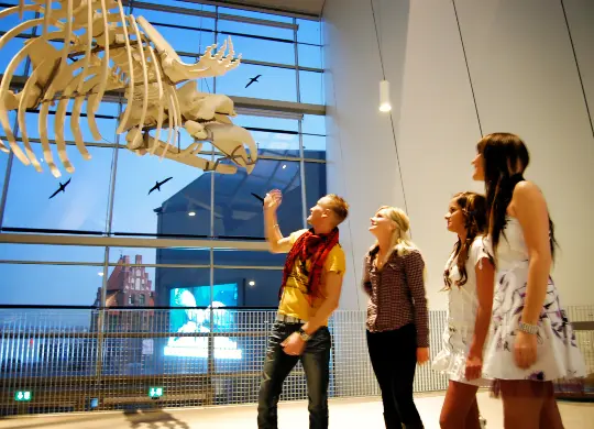 Auf Klassenfahrt mit HEROLÉ: Besuch des Ozeaneum in Stralsund.