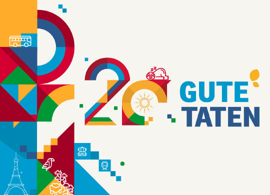 Feiern Sie mit uns und "20 guten Taten" unser Jubiläum!