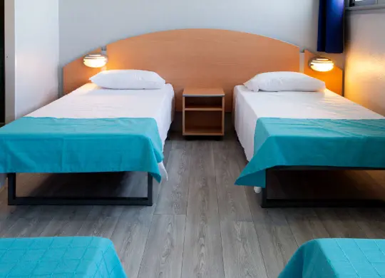 Auf Klassenfahrt mit HEROLÉ: Zimmerbeispiel im Centre International de séjour in Lyon