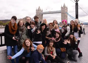 Tower Bridge in London Auf Klassenfahrt mit HEROLÉ: Tower Bridge in London.