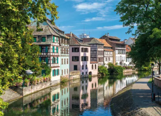Fachwerkhäuser in Straßburg Auf Klassenfahrt mit HEROLÉ: Fachwerkhäuser in Straßburg.