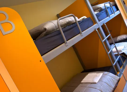 Auf Klassenfahrt mit HEROLÉ: Twenty Tu Mehrbettzimmer in Barcelona.