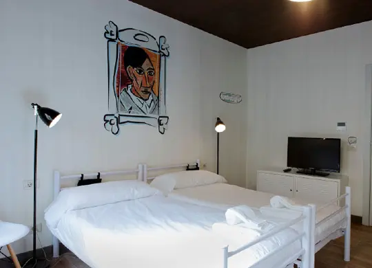 Auf Klassenfahrt mit HEROLÉ: room00 Ventura Doppelzimmer in Madrid.