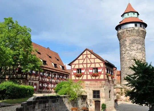 Auf Klassenfahrt mit HEROL&Eacute;: Kaiserburg in N&uuml;rnberg.