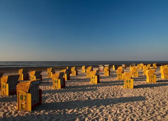 Auf Klassenfahrt mit HEROL&Eacute;: Strand in Cuxhaven.