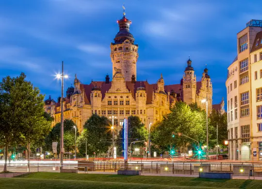 Auf Klassenfahrt mit HEROL&Eacute;: Neues Rathaus in Leipzig.