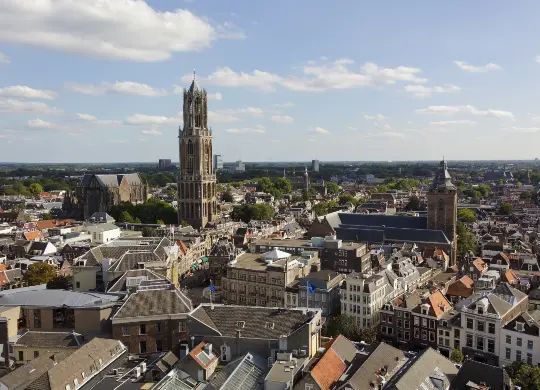 Stadtansicht in Utrecht Auf Klassenfahrt mit HEROLÉ: Stadtansicht in Utrecht.
