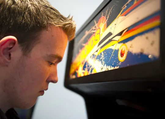 Auf Klassenfahrt mit HEROL&Eacute;: Computerspielemuseum in Berlin.