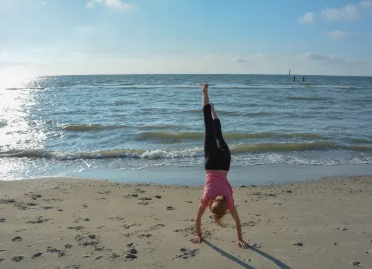 Auf Klassenfahrt mit HEROL&Eacute;: Strand an der Nordsee