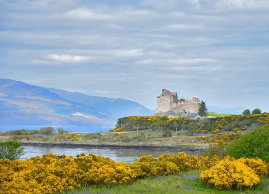 Auf Klassenfahrt mit HEROL&Eacute;: Das Duart Castle am Ostufer der Isle of Mull in Schottland