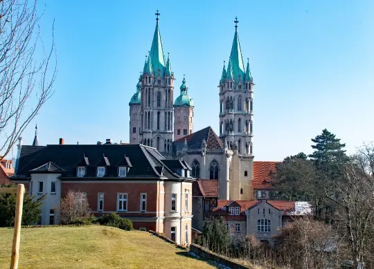Naumburger Dom Auf Klassenfahrt mit HEROLÉ: Blick auf den Naumburger Dom