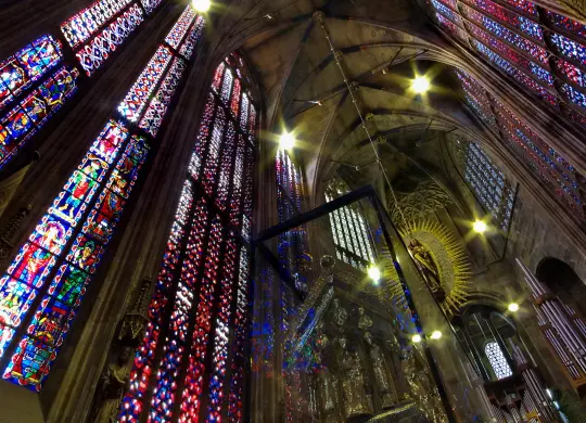Auf Klassenfahrt mit HEROLÉ: Innenansicht vom Dom in Aachen