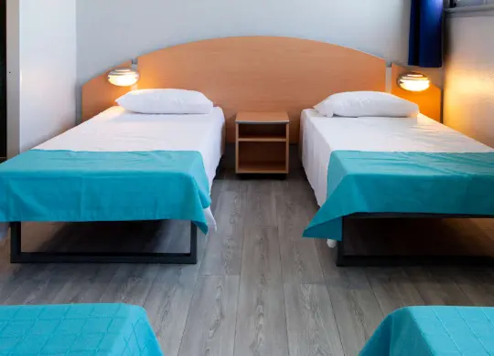 Auf Klassenfahrt mit HEROLÉ: Zimmerbeispiel im Centre International de séjour in Lyon