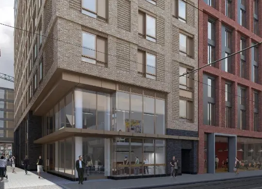 Auf Klassenfahrt mit HEROLÉ: Die Außenansicht des Clink i Lár Hostels in Dublin.