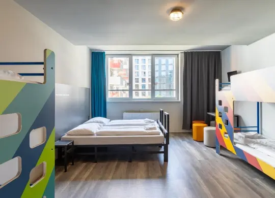 Auf Klassenfahrt mit HEROLÉ: Mehrbettzimmer im a&o Hostel Wien Hauptbahnhof
