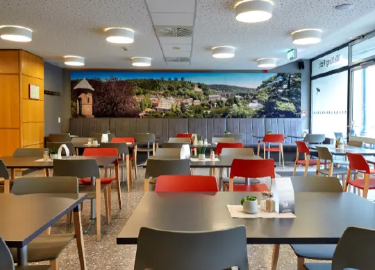 Auf Klassenfahrt mit HEROLÉ: Restaurant "Melting Pot" in der Jugendherberge Luxemburg-Stadt