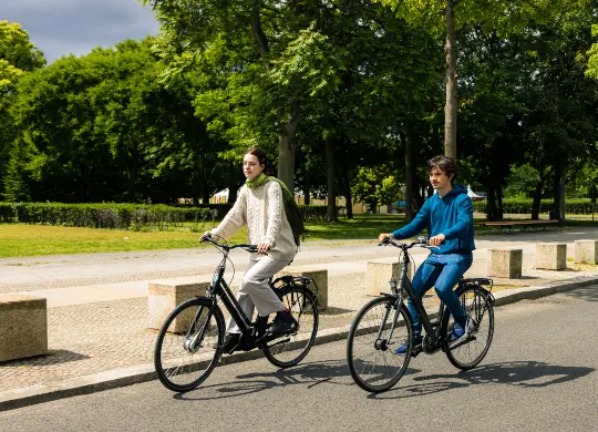Auf Klassenfahrt mit HEROL&Eacute;: Fahrradtour durch die Stadt