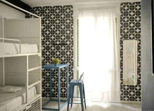 Auf Klassenfahrt mit HEROLÉ: Zimmerbeispiel im Feel Hostel Soho in Málaga