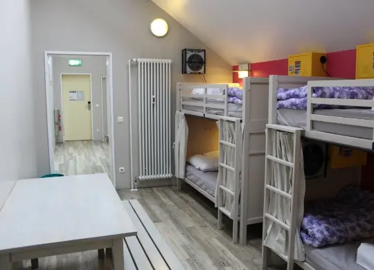 Auf Klassenfahrt mit HEROLÉ: Zimmerbeispiel im wombat's City Hostel München