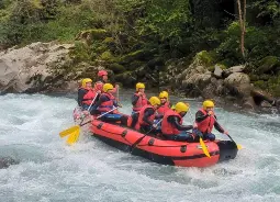 Auf Klassenfahrt mit HEROLÉ: Rafting in der Toskana