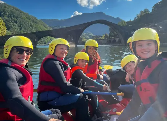 Auf Klassenfahrt mit HEROLÉ: Rafting in der Toskana