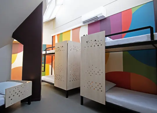 Auf Klassenfahrt mit HEROLÉ: Mehrbettzimmer im Stayokay Hostel Rotterdam