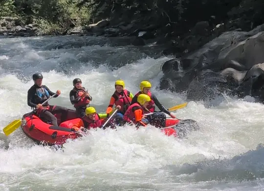 Auf Klassenfahrt mit HEROLÉ: Rafting in der Toskana