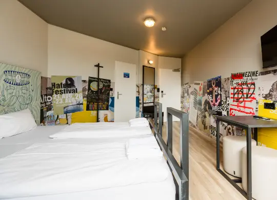 Auf Klassenfahrt mit HEROLÉ: Doppelzimmer im A&O Hostel Hamburg Hauptbahnhof
