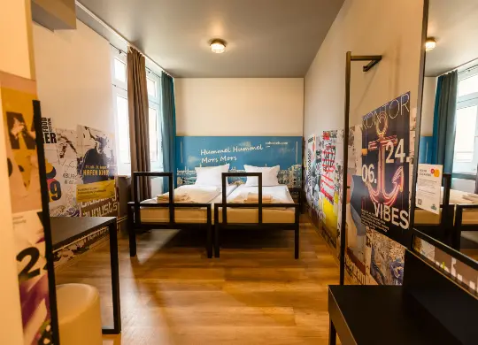 Auf Klassenfahrt mit HEROLÉ: Doppelzimmer im A&O Hostel Hamburg Hauptbahnhof