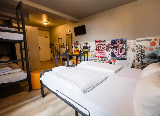 Auf Klassenfahrt mit HEROLÉ: Mehrbettzimmer im A&O Hostel Hamburg Hauptbahnhof