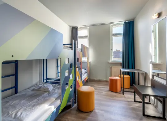 Auf Klassenfahrt mit HEROLÉ: Mehrbettzimmer im A&O Berlin Friedrichshain