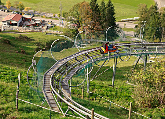Rodelbahn Alpsee Bergwelt im Allgäu Auf Klassenfahrt mit HEROLÉ: Rodelbahn Alpsee Bergwelt im Allgäu.