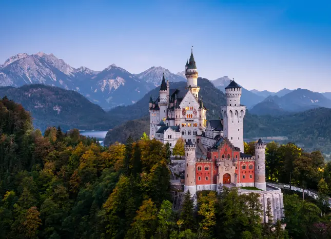 Schloss Neuschwanstein im Allgäu Auf Klassenfahrt mit HEROLÉ: Schloss Neuschwanstein im Allgäu.