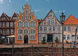 Altstadt Stade Auf Klassenfahrt mit HEROLÉ: Blick auf die Altstadt von Stade an der Nordsee.