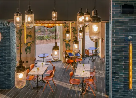 Auf Klassenfahrt mit HEROLÉ: Lobby im Eklo Hotel in Lyon