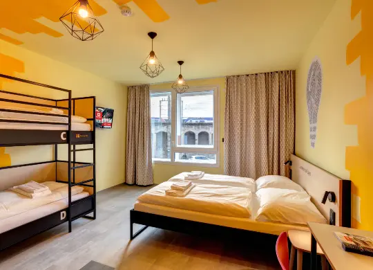 Auf Klassenfahrt mit HEROLÉ: Lyon, Meininger Hotel Lyon Mehrbettzimmer