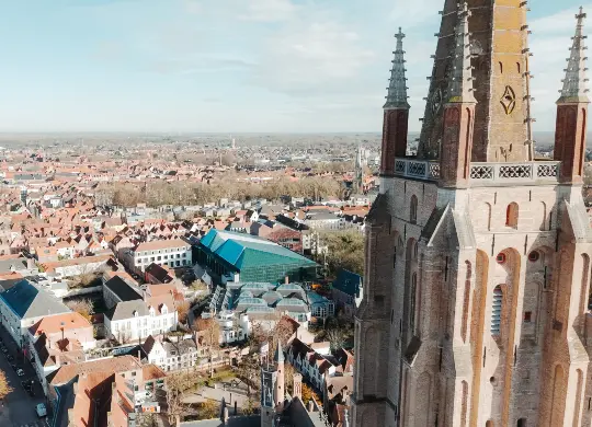 Auf Klassenfahrt mit HEROLÉ: Aussicht von der Kunsthalle in Brügge