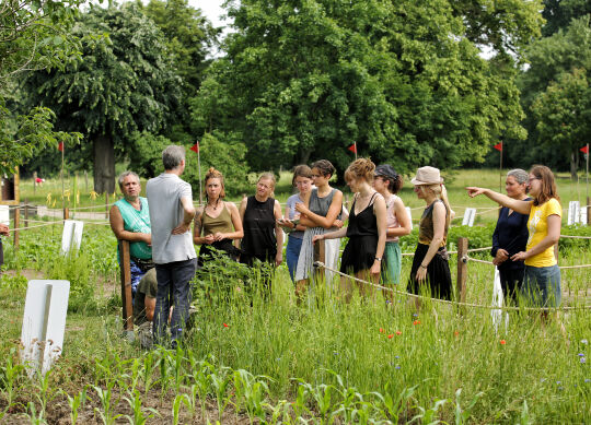 Auf Klassenfahrt mit HEROLÉ: Führung auf dem Weltacker Berlin