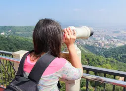 Auf Klassenfahrt mit HEROLÉ: Blick von oben auf Barcelona.