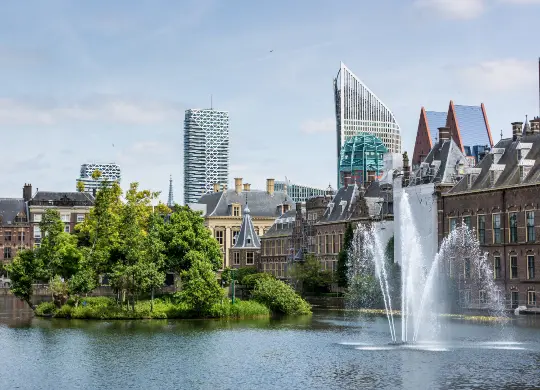 Auf Klassenfahrt mit HEROLÉ: Blick auf das Stadtzentrum von Den Haag