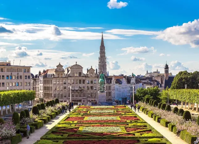 Blick auf das Rathaus von Brüssel Auf Klassenfahrt mit HEROLÉ: Das Rathaus in Brüssel ist ein echtes Highlight