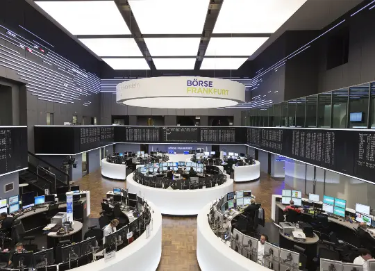 Auf Klassenfahrt mit HEROLÉ: Handelssaal in der Börse Frankfurt