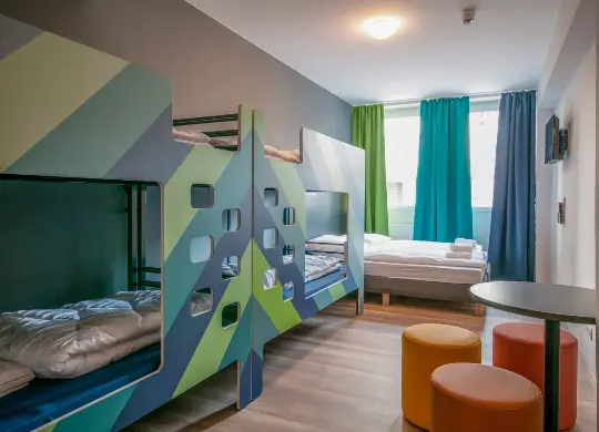 Auf Klassenfahrt mit HEROLÉ: A&O Hostel Mehrbettzimmer in Bremen