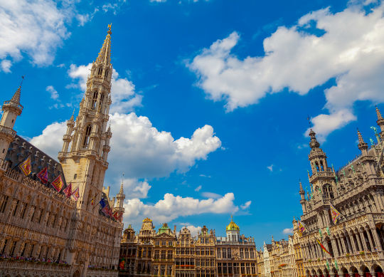 Grand Place in Brüssel Auf Klassenfahrt mit HEROLÉ: Grand Place in Brüssel.