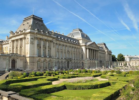 Königspalast in Brüssel Auf Klassenfahrt mit HEROLÉ: Königspalast in Brüssel.