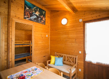 Bungalowbeispiel Camping Paradiso in Viareggio-Torre del Lago Auf Klassenfahrt mit HEROLÉ: Bungalowbeispiel Camping Paradiso in Viareggio-Torre del Lago