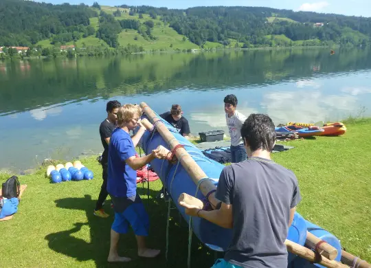 Auf Klassenfahrt mit HEROLÉ: ca. 5-6 stündiges Multiaktivprogramm Wasser Füssen Allgäu