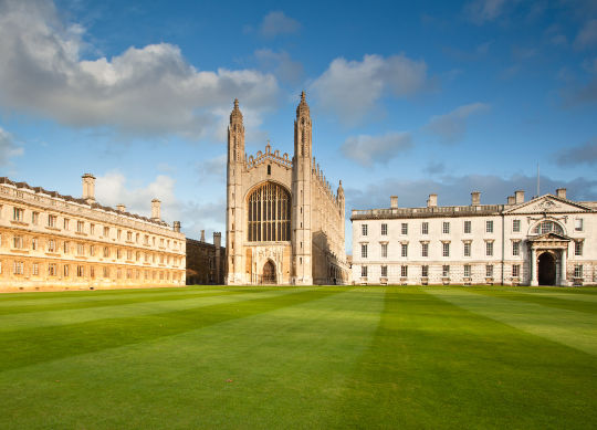 Cambridge - King`s College Klassenfahrt - Cambridge - Kings College Chapel und Innenhof