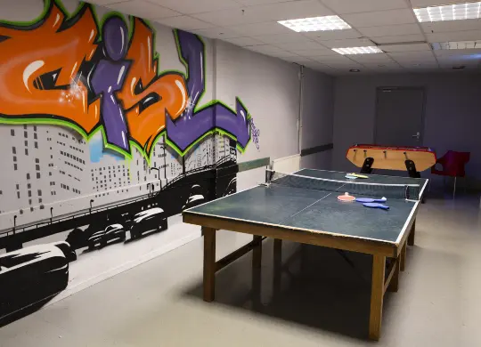 Auf Klassenfahrt mit HEROLÉ: Spielzimmer im CISL In Lyon