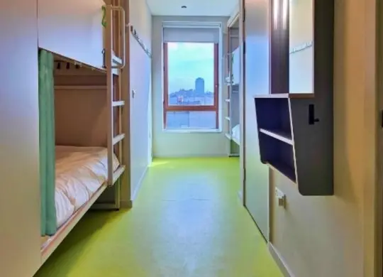 Clink i Lár Hostel Dublin - Beispielzimmer Auf Klassenfahrt mit HEROLÉ: Ein Beispielzimmer aus dem Clink i Lár Hostel Dublin
